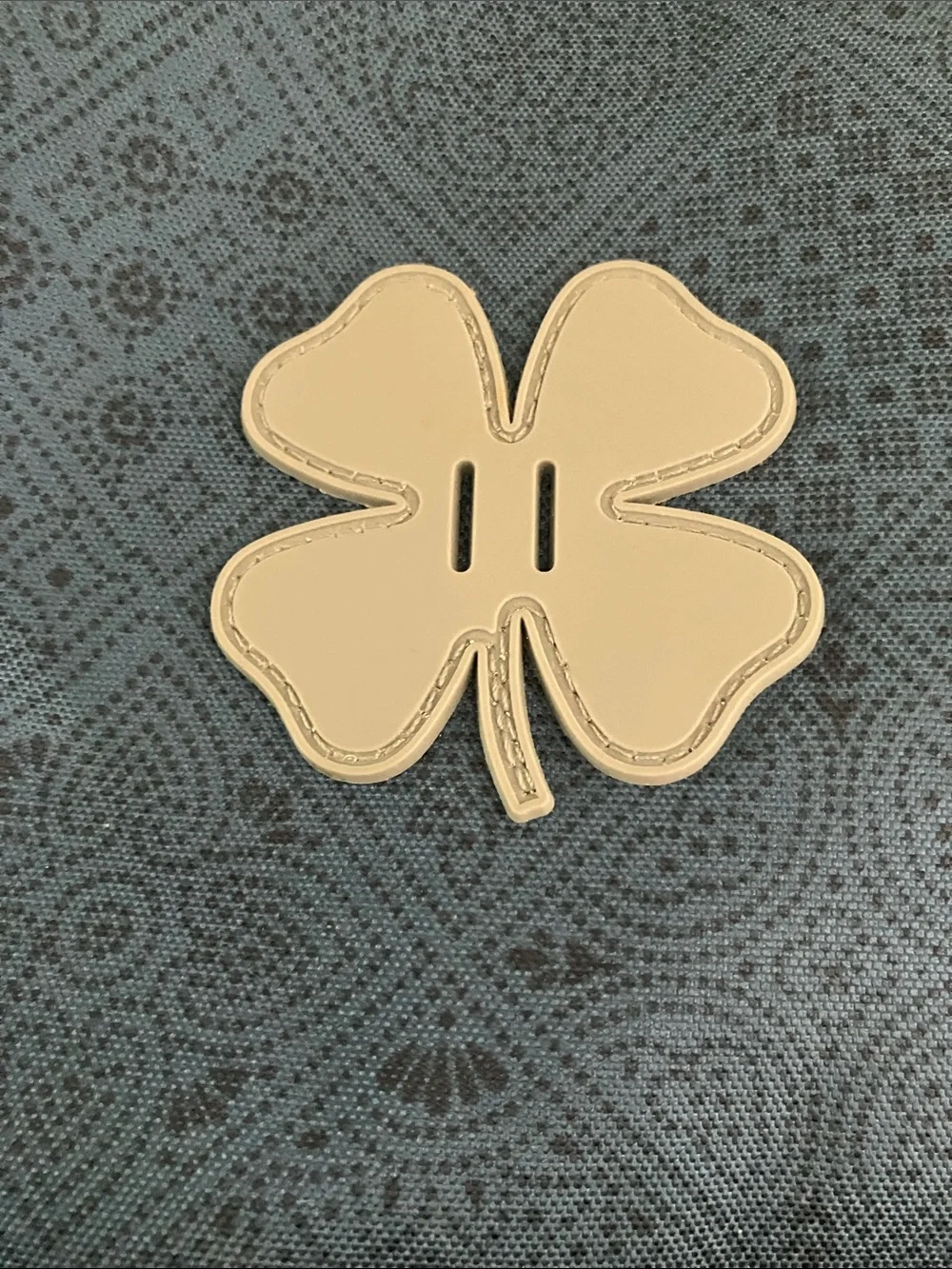 Lucky Brand Navy Blue Backpack with Clover Patch